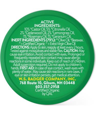 Badger Anti-Bug Balm with Citronella & Rosemary - 0.75 oz Natural Insect Repellent - Buy Online on GoSupps.com