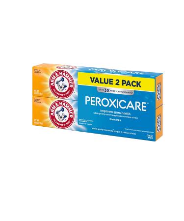 Arm & Hammer PeroxiCare Deep Clean Toothpaste Twin Pack - Fluoride Anticavity Clean Mint 6oz - Buy Online on GoSupps.com