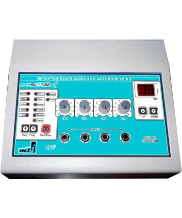 PHYSIOTREX Physiotherapy Equipment Digital LCD Auto-Mode Display 4 Ch TENS - Buy Online on GoSupps.com