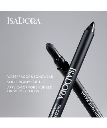  Isadora IsaDora Perfect Contour Kohl Strong Hold No Smudges Black Kohl Pencil Ideal for Smoky Eyes Highly Pigmented and Hypoallergenic Easy to Apply Olive Green Eyeshadow Pencil - Buy Online on GoSupps.com