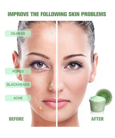 Green Tea Clay Mask - Deep Cleansing Remove Blackheads Shrink Pores | Skin Care for Men & Women - Buy Online on GoSupps.com