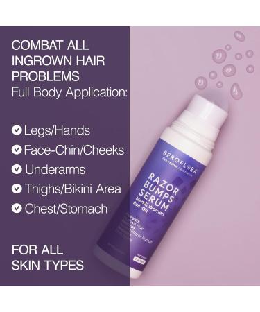 Butt Acne Cream & Razor Bump Serum Helps Reduce the Look of Ingrown Hairs, Bumps & Redness Post-Shave & Waxing Skin Comfort - Bundle - Buy Online on GoSupps.com