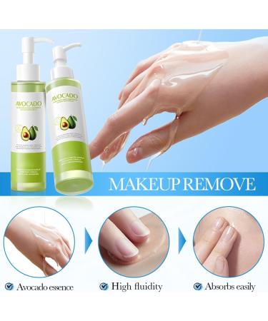 Huile D maquillante Nourrissante l'Avocat 150ml Huile dissolution maquillage impuret s limine les Impuret s Laisse une Sensation de Peau Soyeuse et Hydrat e Texture Fondante - Buy Online on GoSupps.com