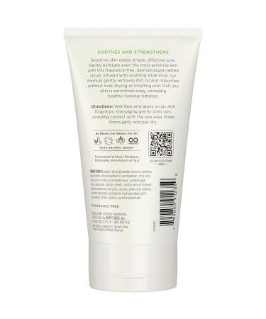 Burt's Bees Gentle Face Scrub with Aloe for Sensitive Skin 98.9% Natural Origin 4 Fluid Ounces Pack of 3 - Buy Online on GoSupps.com