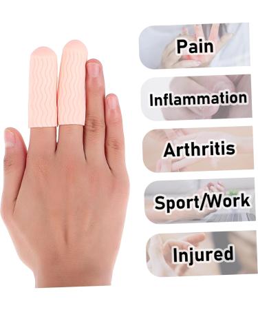 FOMIYES 40 Pairs Finger Protection Gel Nail Cover Gloves | Finger Support Sleeves for Men & Women | Ultimate Finger Protectors - Buy Online on GoSupps.com