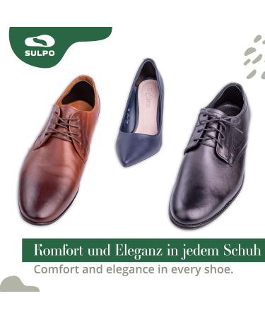 Sulpo 4 Pairs Real Leather Heel Cushion Blister Protection & Friction Relief Self-Adhesive Anti-Slip Heel Pads for Shoes Black Gloss - Buy Online on GoSupps.com