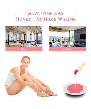 Hard Wax Beads for Brazilian Waxing - Painless Waxing Beans for Sensitive Skin (300g/10.5oz) | Coarse Body Hair Formula | Includes 10pcs Applicators | Ideal for Men and Women - Buy Online on GoSupps.com