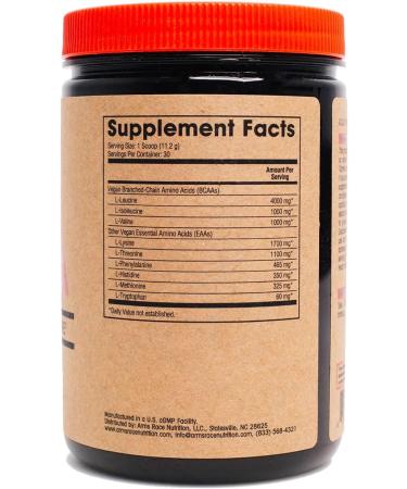 Buy Arms Race Nutrition BCAA/EAA Powder - 6G BCAA 4G EAA 30 Servings (Unflavored) - International Shipping Available - Buy Online on GoSupps.com