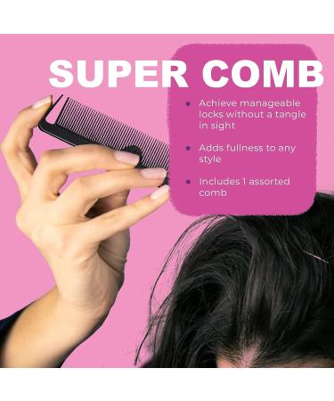 500pcs Clear Hair Elastic Bands with Cutter, Combs, and Topsy Tail Tool - Toddler & Girls Hair Accessories - Buy Online on GoSupps.com