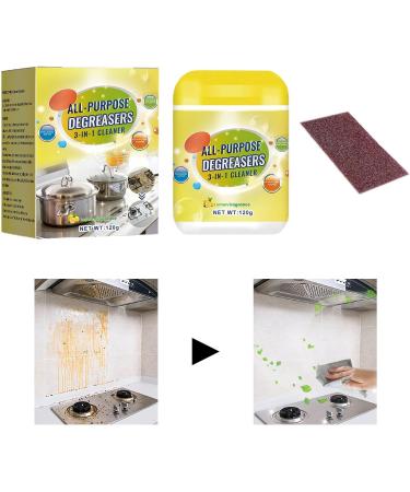 Protective Kitchen Cleaner - Kitchen Powder Foam Degreaser - Portable Heavy Oil Stain Powder Cleaner for Kitchen Oil Grease Removal - Buy Online on GoSupps.com