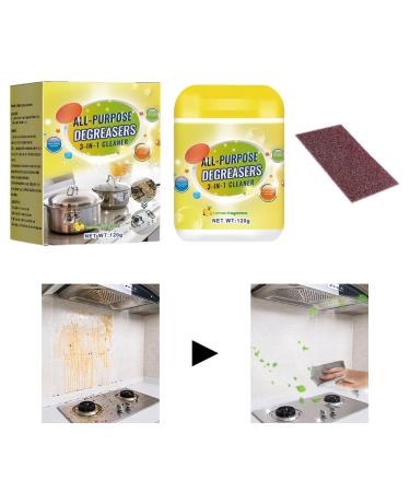 Foam Rust Remover - Foam Cleaner Powder for Kitchen | Kitchen Oil Stains Grease Cleaning Powder for Heavy Oil Stain and Grease Removal Rowces