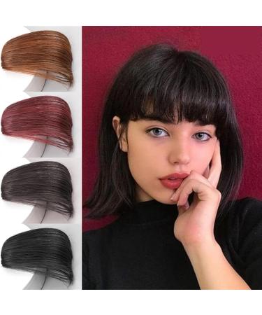 Bangs Hair Clip Synthetic Air Bangs Hair Extensions Wispy Bangs Clip Girls Natural Bangs Hair Piece Clip Hair Extension Wig Curved Bangs Bangs Clip in Hair (Color : T1B/613) - Buy Online on GoSupps.com
