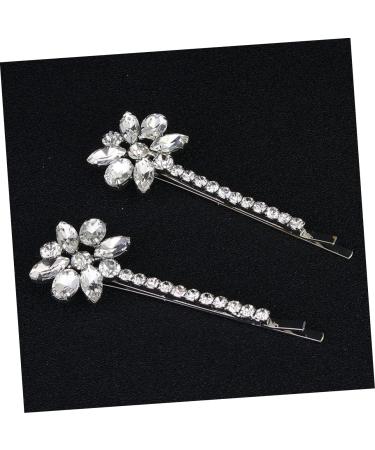 FOMIYES 6 Pairs Bridal Rhinestone Barrette 90s Jewelry for Women Aesthetic Hair Accessories Metal Hair Clips for Women Rhinestones Hair Pin Wedding Hair Pin Zinc Alloy Pearl Hairpin Bride - Buy Online on GoSupps.com