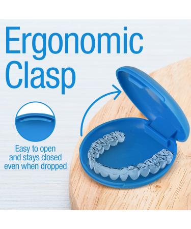 3 Pack Slim Pocket-Sized Invisalign Retainer Cases - Secure Close, Easy Open - Travel-Friendly Holder Set - Buy Online on GoSupps.com