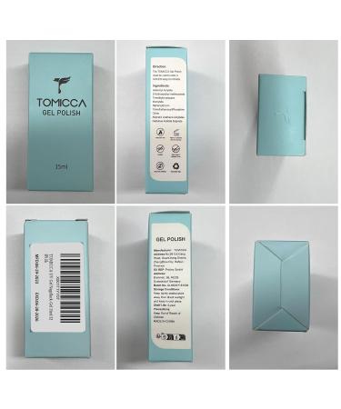 TOMICCA UV Nail Polish - Pastel Macaroon Yellow 15ml | Soak Off Gel Nail Art | Perfect for Professional & DIY Manicures - Buy Online on GoSupps.com