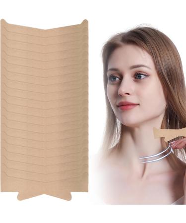 Neck Lift Tape 20Pcs Elastic Breathable Neck Strips Self-adhesive Neck Tape Portable Sweatproof Reusable Wrinkle Removing Neck Tightening Tape Skin Color - Buy Online on GoSupps.com