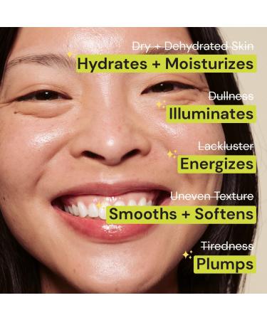 Gleamin Vitamin C Face Cream | Hydrating Brightening Formula with Ceramides Electrolytes & Turmeric | Fragrance Free - 1.7 FL OZ - Buy Online on GoSupps.com