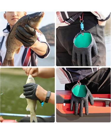 Fhioevt Waterproof Fishing Gloves - Stab-Resistant & Bite-Proof with Magnetic Lock for Safe Handling of Hecht Wels - Ideal for International Fishing Adventures - Buy Online on GoSupps.com