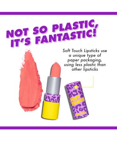Lime Crime Soft Touch Comfort Matte Lipstick in Punked Up Peach - Long Lasting & Flirty Retro Peach Shade - Buy Online on GoSupps.com