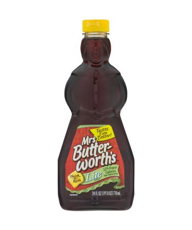 Mrs. Butterworth's Syrup Lite 24 Ounce (Pack of 12)