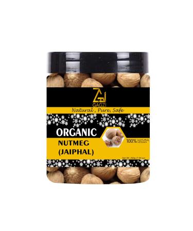 GAGZI All Natural Organic Spices Nutmeg (Jaiphal) 100 Gram (Packing May Be Vary) Pack Of 1 100 Gram 3.35 oz