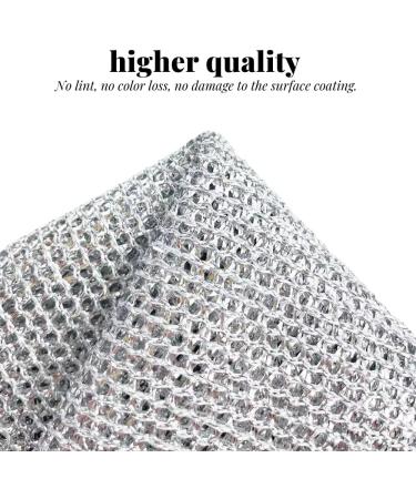 Stainless Steel Cloth 2024 New Multifunctional Wire Wipes Reusable Household Kitchen Cleaning Wipes 9PCS and Pair of Cleaning Gloves - Buy Online on GoSupps.com