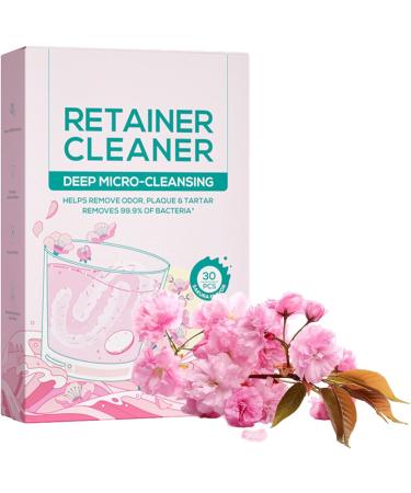 Tablettes de nettoyage Retainer Nettoyant Pastille Appareil Dentaire Nettoyant Gouttiere Dentaire pour appareils orthodontiques et goutti res proth ses dentaires aligneurs Fleur de cerisier 30pc Fleur de cerisier - Buy Online on GoSupps.com