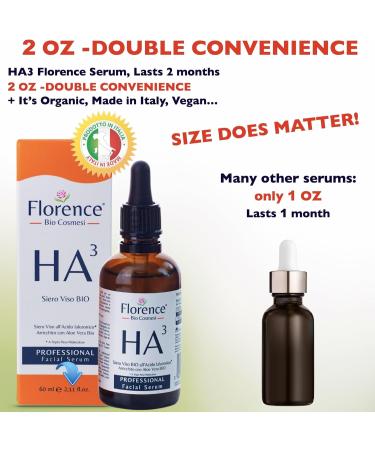 2.11 oz. Organic Hyaluronic Acid Serum for Face + Niacinamide B5 & Vitamin C. Vegan Skin Care Anti-Aging Moisturizer Face Serum for Hydrating Brightening Plump & Smooth All Skin Types - Buy Online on GoSupps.com
