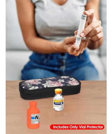 YOUSHARES Insulin Vial Cover - Durable Silicone Protector for 10ml Short Insulin Vials | Soft & Flexible Diabetes Care Case - Orange Blue Green - Buy Online on GoSupps.com