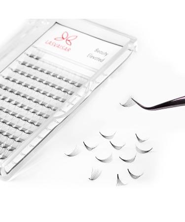LASVAISAR 5D Volume Premade Fans Eyelash Extension | C CC D Curl | 0.07mm Thickness | 14mm Length | Professional & Beginner Use - Buy Online on GoSupps.com