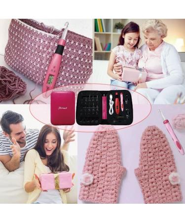 Yarniss Light Up Crochet Hooks Set - 17 Sizes with Stitch & Row Counter - Buy Online on GoSupps.com