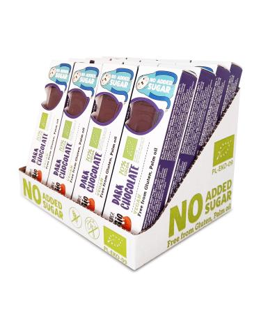 SUPER FUDGiO SUPER FUDGiO Organic Chocolate Bars | Organic & Sugar Free Sweets | Vegan - Gluten Free | Sugar Free Chocolate Snack | Coconut Chocolate Chocolate - 16 Pack