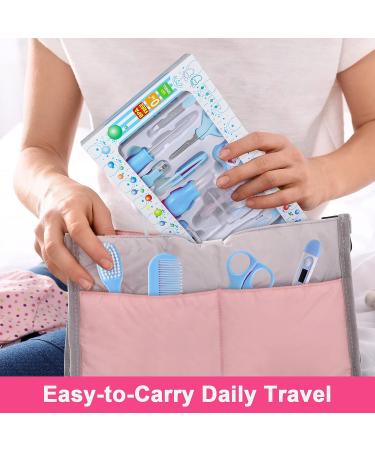 PhantomSky Baby Healthcare and Grooming Kit 20 in 1 Electric Nail Trimmer Set - Blue | Nursery Care Set for Newborns and Toddlers | Travel Essential Haircut Tools - Buy Online on GoSupps.com