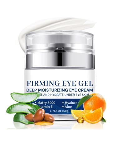CLY AMS Firming Eye Gel Anti-Aging Eye Cream for Dark Circles and Puffiness | Lift Firm EyeS Reduce Wrinkles Soothe and Hydrate Under-Eye Skin | Deep Moisturizing Under Eyes Cream for Women / 1.76 Oz