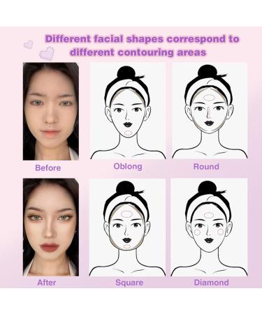 Cool Toned Face Highlighter Contour Palette | Long-lasting Shimmer & Matte Finish | Sculpting Pressed Powder Makeup with Brush Kit - Buy Online on GoSupps.com