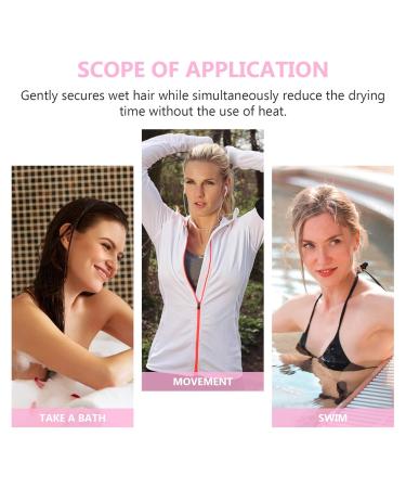 Lurrose 4-Pack Microfiber Hair Ties & Ponytail Holders - Lightweight Versatile for Wet & Dry Hair Care - Buy Online on GoSupps.com