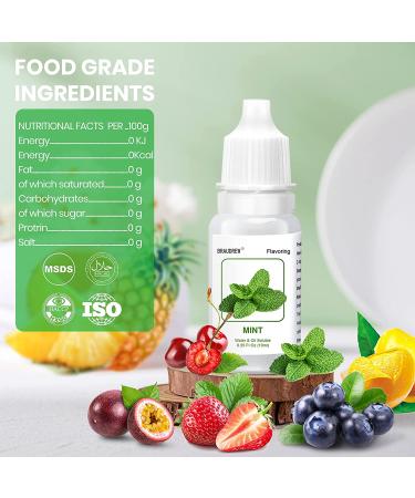 16 Pack Lip Gloss Flavoring Oil - Vanilla Pineapple Banana Candy Flavoring for Cooking & Baking - Water & Oil Soluble Lip Flavoring Oil - .35 Fl Oz - Buy Online on GoSupps.com