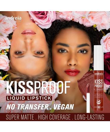 Andreia Andreia Kiss Proof - Liquid Lipstick 20 Pink Aura 8 ml - Buy Online on GoSupps.com