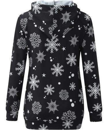 Maternity Long Sleeve Hoodie Sweatshirt for Breastfeeding | Black, X-Large - Buy Online on GoSupps.com