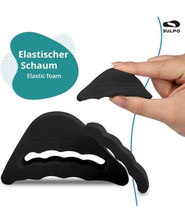 Buy Sulpo 4 Pairs Shoe Fillers - EVA Foam Cushion Pads for Oversized Shoes - Black Sponge Heel & Toe Liner - Fits Most Shoe Sizes - Buy Online on GoSupps.com