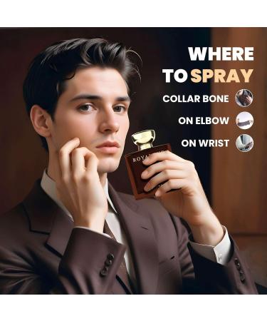 Arabian Aroma Royal Oud Perfume for Men Sophistication and Elegance bold lasting Impression For a MATURE MAN Eau De Perfume. - Buy Online on GoSupps.com