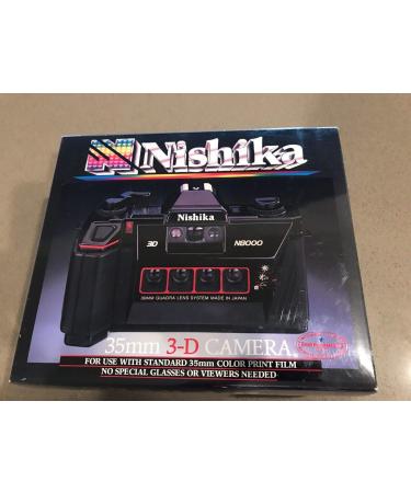 Nishika N8000 35 mm Quadrascopic Stereo 3D Lenticular Camera