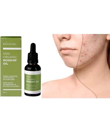 Miaflora Organic Rosehip Oil 30ml - Buy Online on GoSupps.com