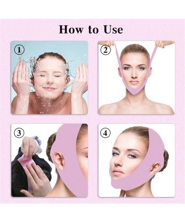 Buy Reusable Silicone Double Chin Strap - V Line Lifting Mask & Chin Reducer for Women & Men | International Shipping Available - Buy Online on GoSupps.com