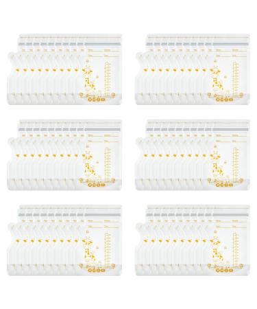 Smilcloud 60 bags breast milk bag 250ml BPA-free breast milk storage bags milk bag for breast milk double zipper. - Buy Online on GoSupps.com