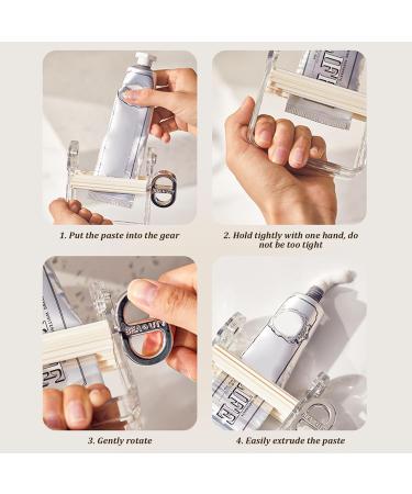 Toothpaste Squeezer Roller Toothpaste Tube Squeezer Tool 2Pcs Plastic Toothpaste Tube Squeezer Toothpaste Roller Dispenser with Rotatable Handle Toothpaste Seat Holder Stand Puts an End to Waste - Buy Online on GoSupps.com