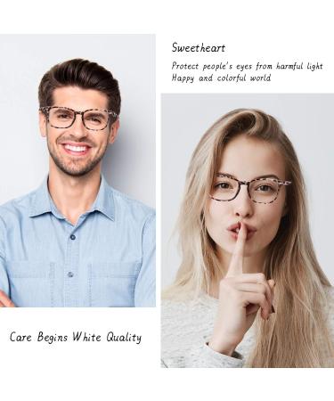 Buy Blue Light Blocking Glasses - Purple Gradient Pink | Reduce Eye Strain for Reading Gaming TV & Night Driving | Unisex UV Protection - Buy Online on GoSupps.com