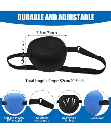 6 Pcs Adjustable Soft Medical Eye Patches for Adults & Kids | Treat Lazy Eye Amblyopia & Strabismus - International Shipping Available - Buy Online on GoSupps.com