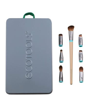 EcoTools Interchangeable Eye Kit Makeup Brush Set with Case - 7 Brushes Included - Buy Online on GoSupps.com