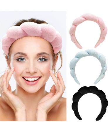 JetlagClock Spa Headband - Padded Soft Hairband for Women - Non Slip Hair Accessory - Pink - Buy Online on GoSupps.com